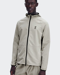 ON RUNNING JOGGING TOP WEATHER HOODIE BEIGE