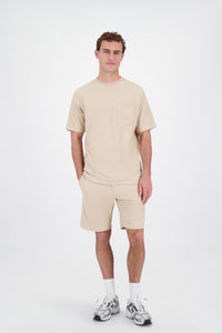 AIRFORCE SHORT WOVEN SHORT PANTS BEIGE