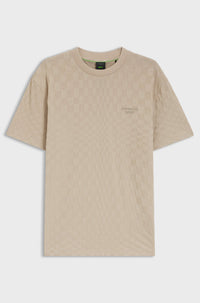 HUGO BOSS T-SHIRT TS_PS ICONS70 JACQ BEIGE