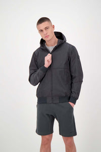 AIRFORCE JAS WAXED CRINCLE JACKET GRIJS