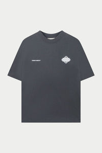 THE COUTURE CLUB T-SHIRT MOTION BLURRED T-SHIRT D-GRIJS