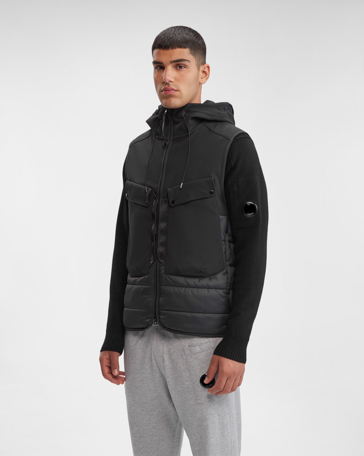 Cp Company Bodywarmer 15cmow018a Zwart