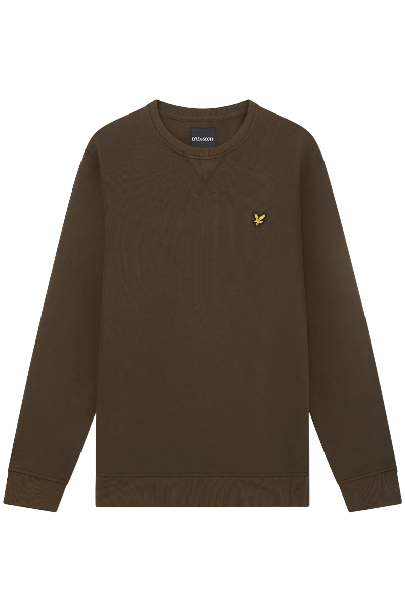 Lyle And Scott Sweater Crew Neck Sweatshirt Army