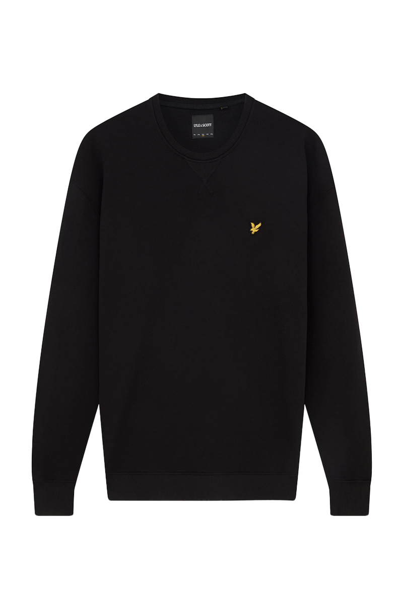 Lyle And Scott Sweater Crew Neck Sweatshirt Zwart