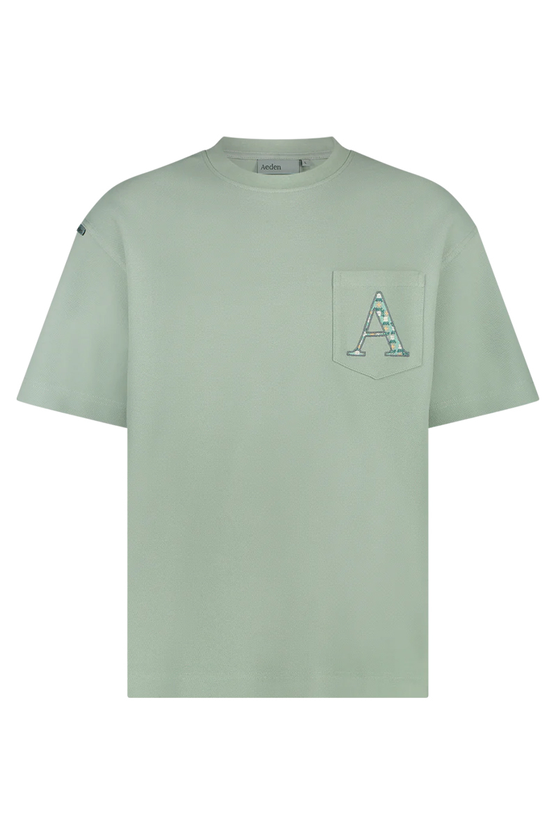 Aeden T-shirt Roman Ov. Groen