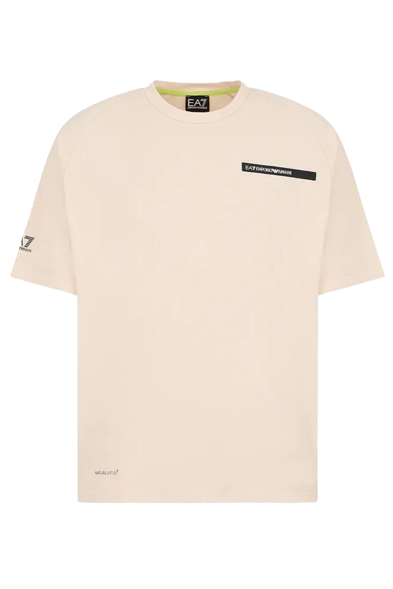 Ea7 T-shirt Pjuyz-3dpt11 Beige