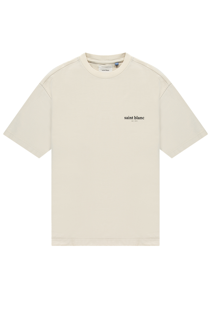 Saint Blanc T-shirt The Initial Tee Off White