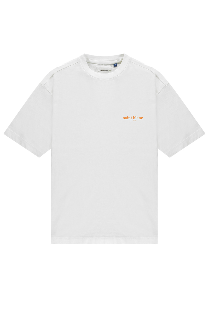 Saint Blanc T-shirt No.1 Tee Oranje