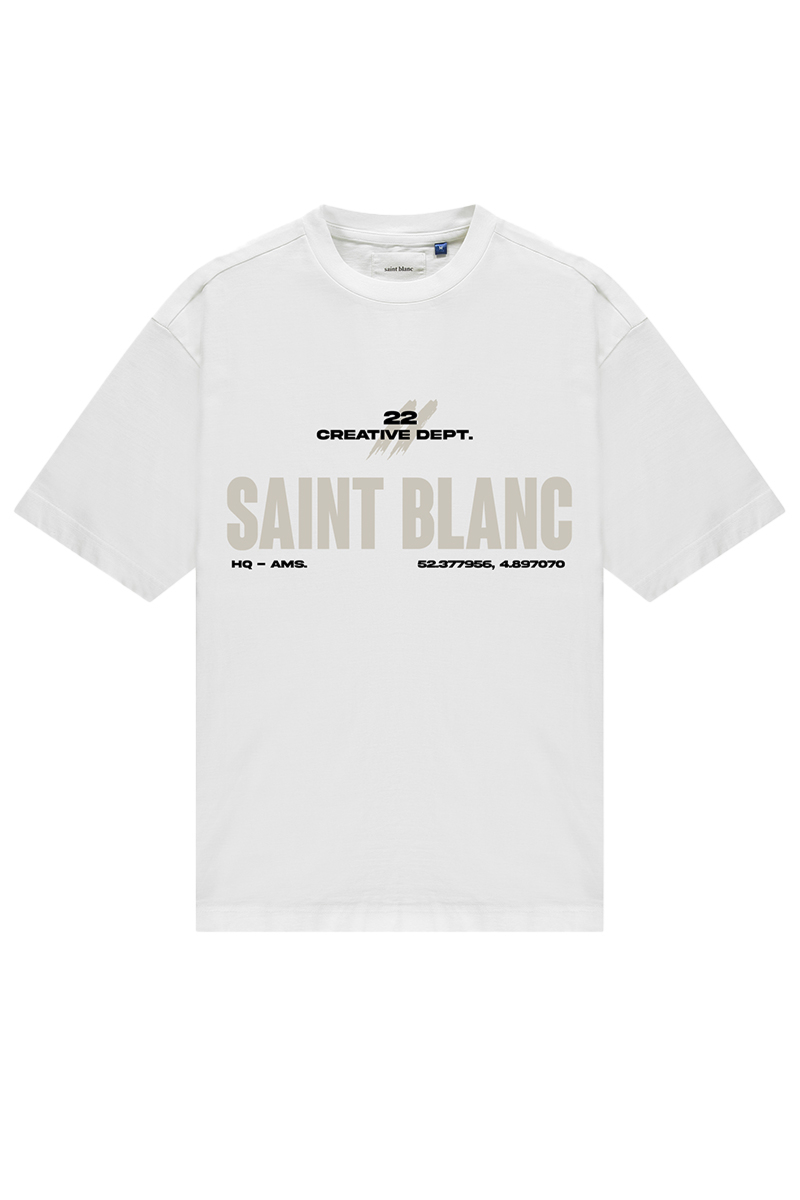 Saint Blanc T-shirt Twenty Two Tee Wit