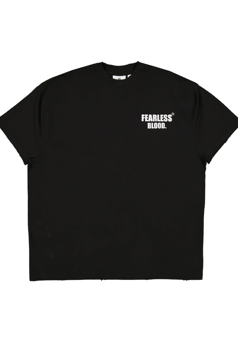 Fearless Blood T-shirt Fb-tee-05 Zwart