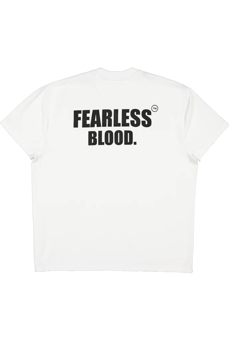 Fearless Blood T-shirt Fb-tee-05 Wit