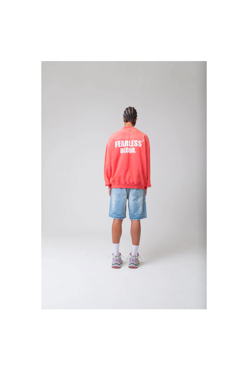 Fearless Blood Sweater Fb-crew-02 Rood