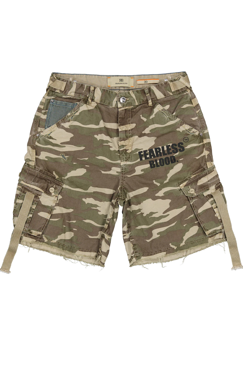 Fearless Blood Short Fb-cargo-short Camo Green