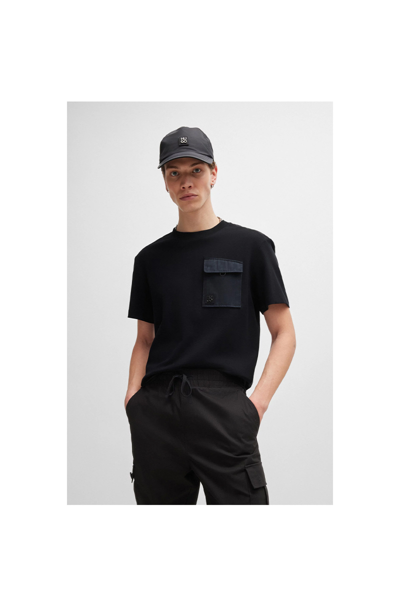 Hugo Boss T-shirt Dabieno 50517637 Zwart