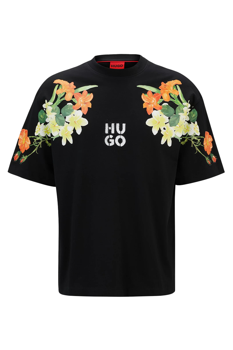 Hugo Boss T-shirt Diblostee 50517425 Zwart