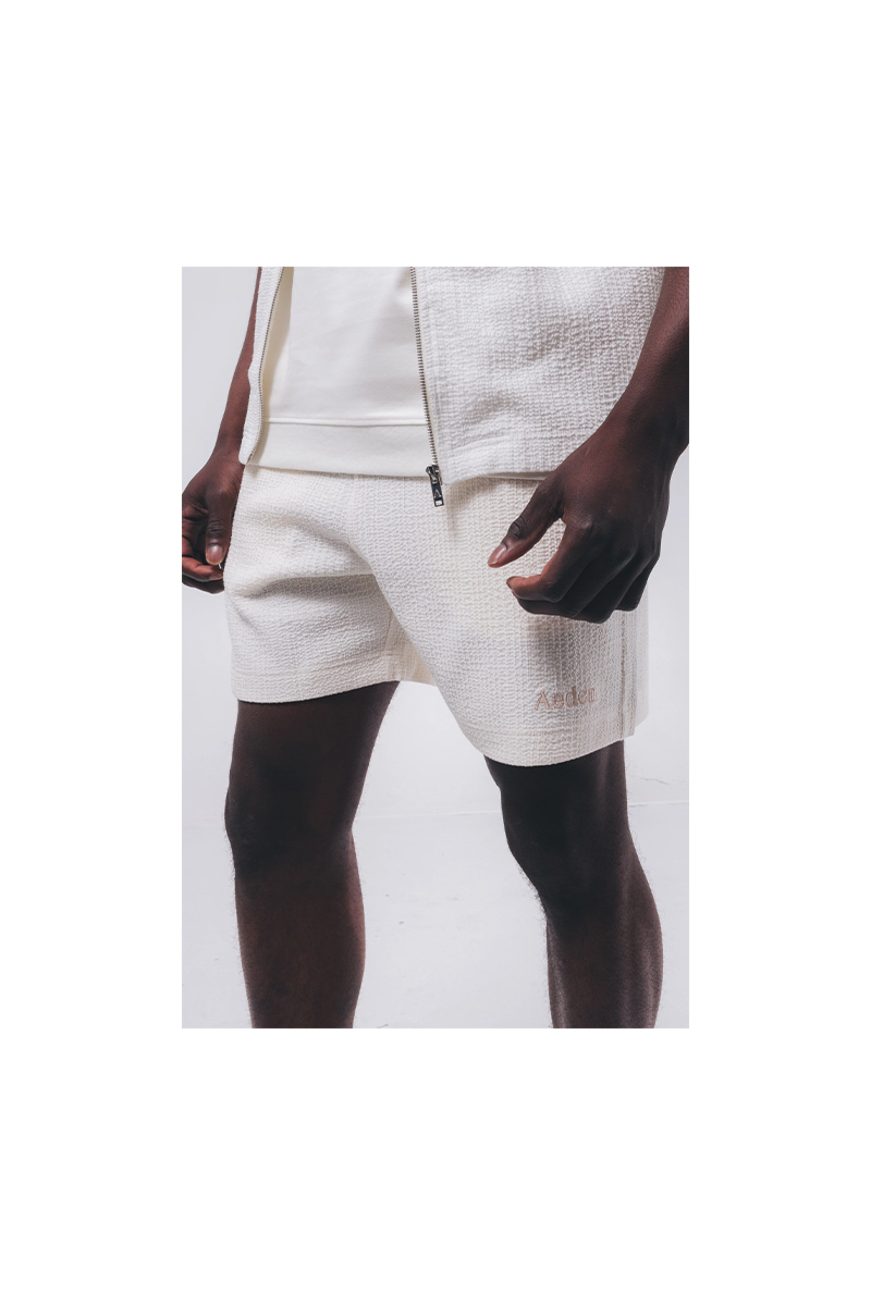 Aeden Short Rock Off White