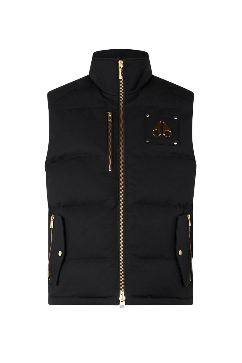 Moose Knuckles Bodywarmer Westmount Vest Gold Zwart