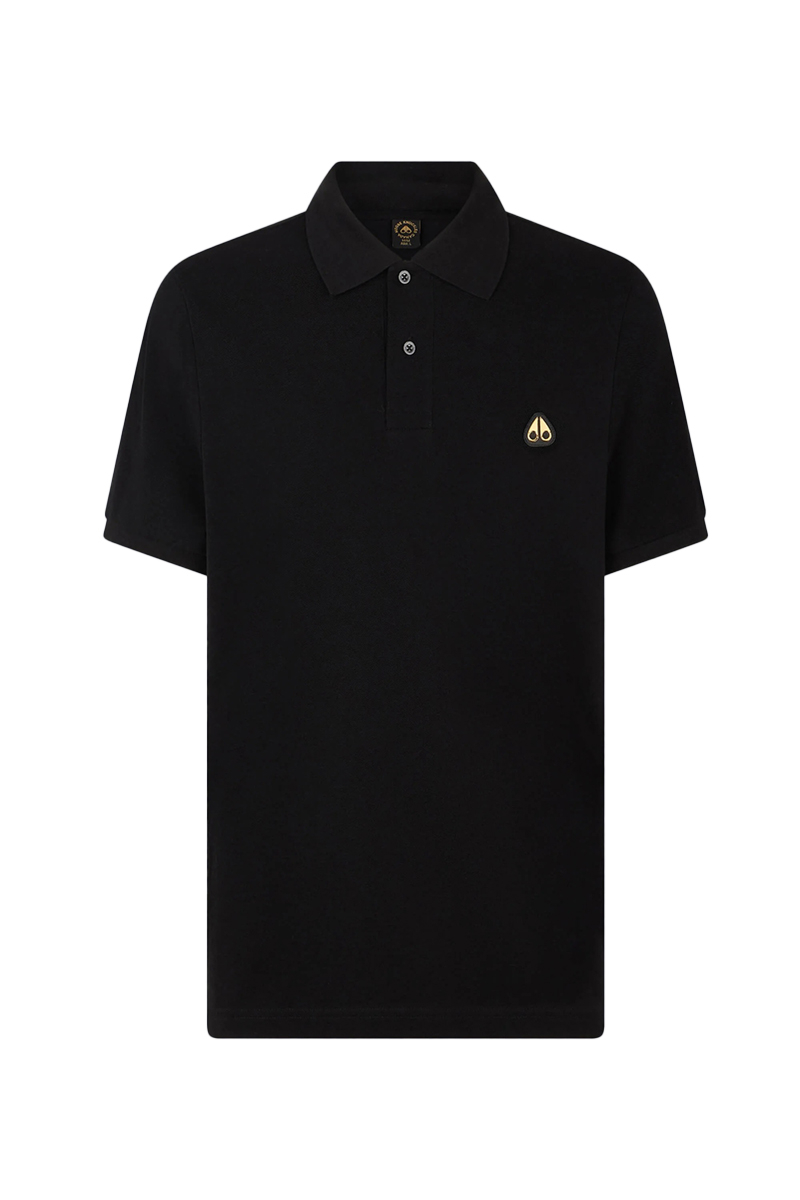 Moose Knuckles Polo Everett Gold Polo Zwart