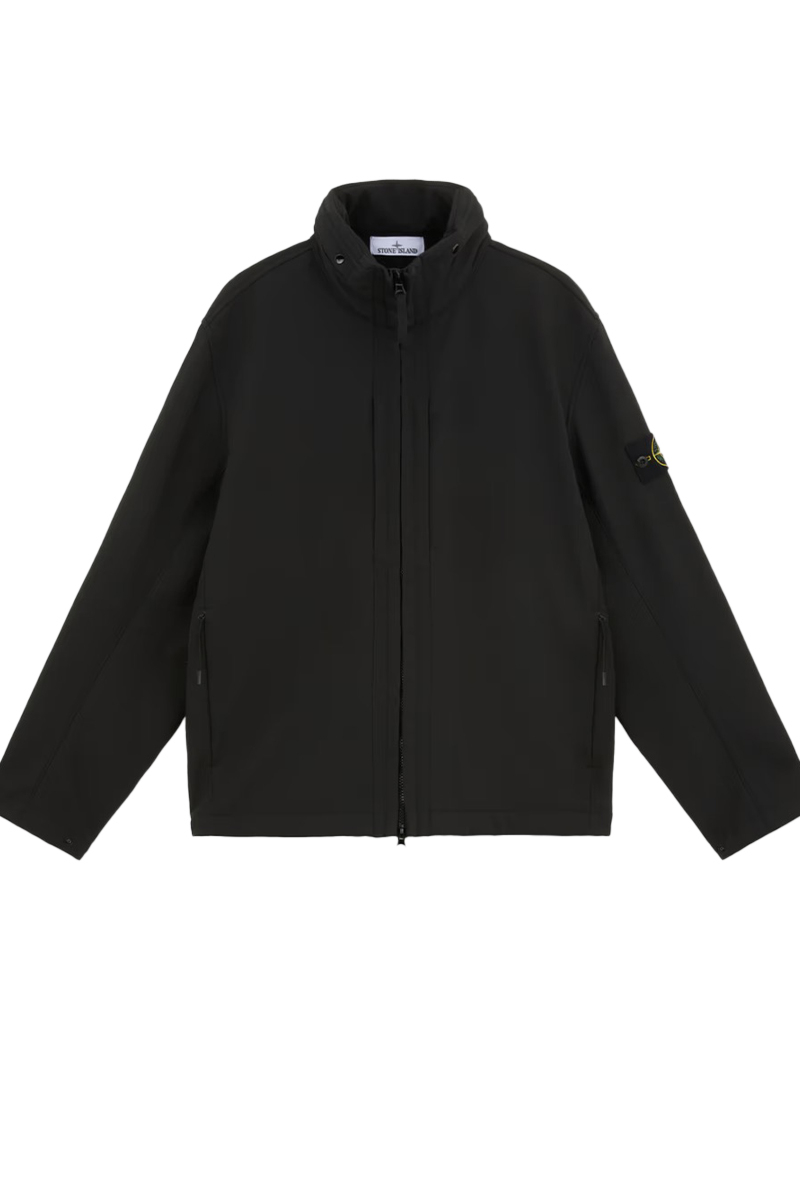 Stone Island Jas 8115q0222 Zwart