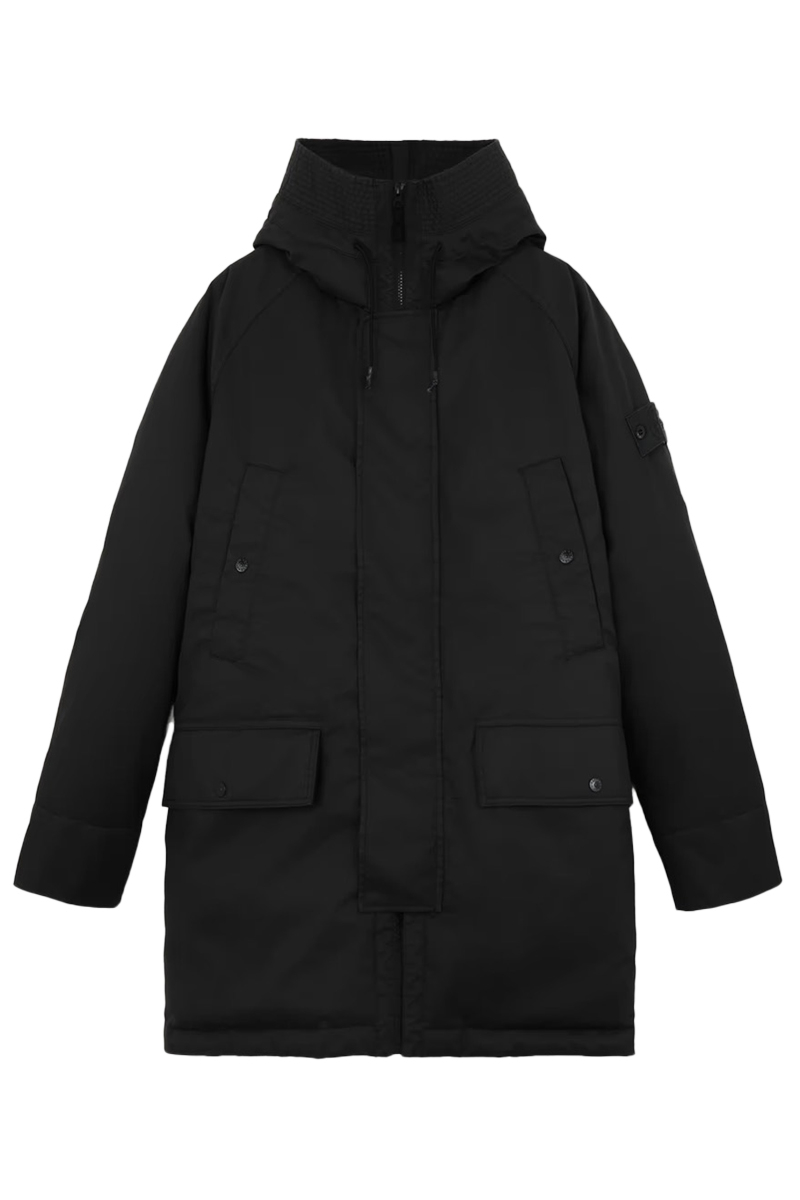 Stone Island Jas 8115710f2 Zwart