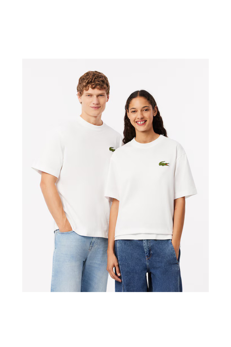 Lacoste T shirt Th2745 Wit