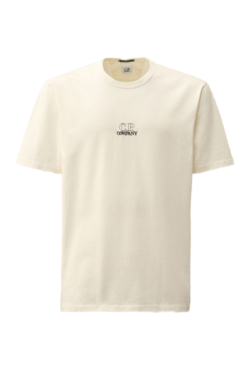 Cp Company T-shirt Twisted Logo Graphic T-shirt Off White