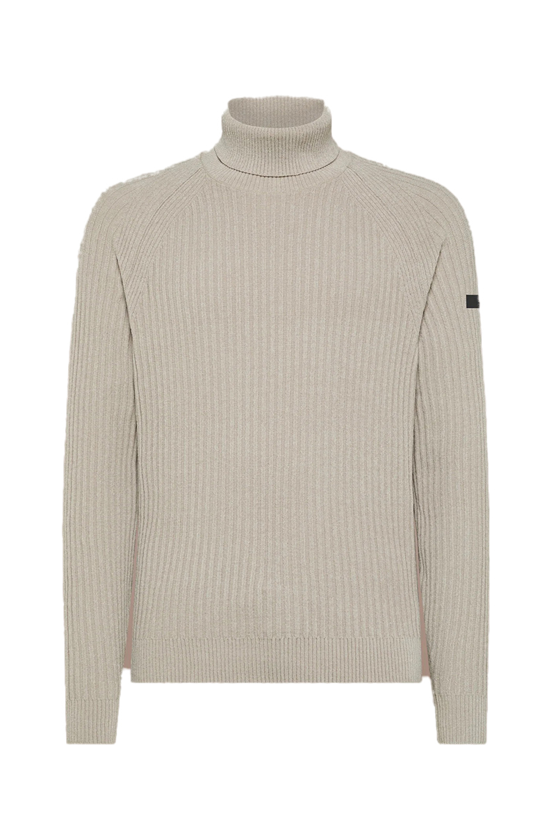 Rrd Trui Velvet Rave Turtle Neck Beige