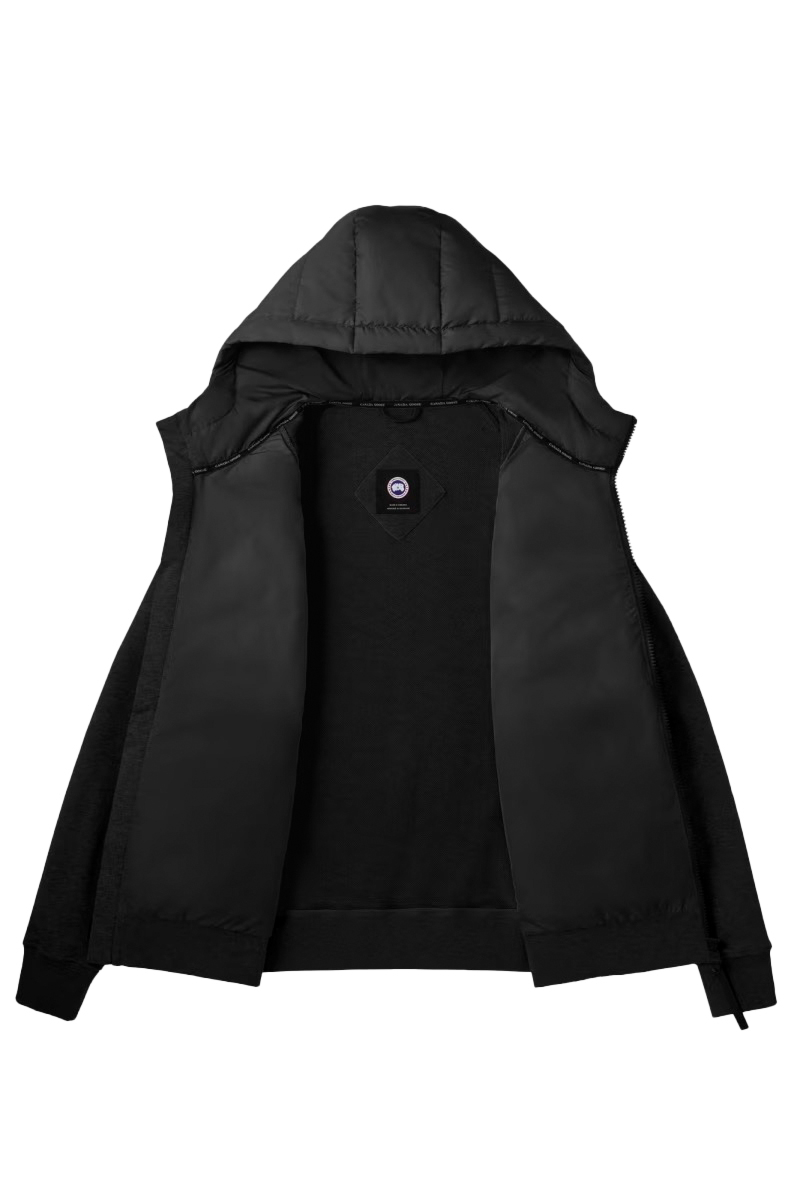 Canada Goose Jas Hybridge Huron Full Zip Hoody Zwart