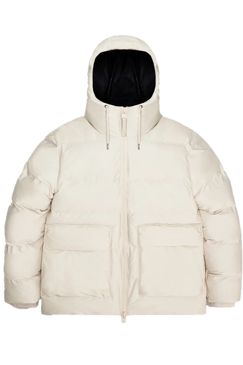 Rains Jas Alta Long Puffer Cargo Beige