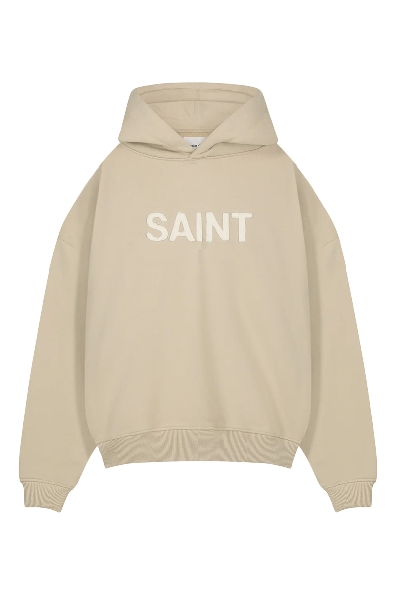 Saint Blanc Sweater Cut Hoodie L-bruin