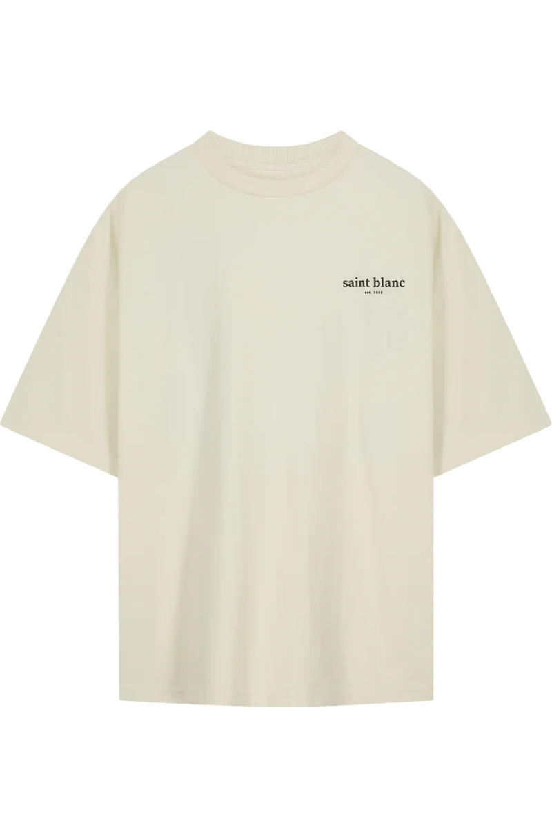 Saint Blanc T-shirt The Initial Tee Off White