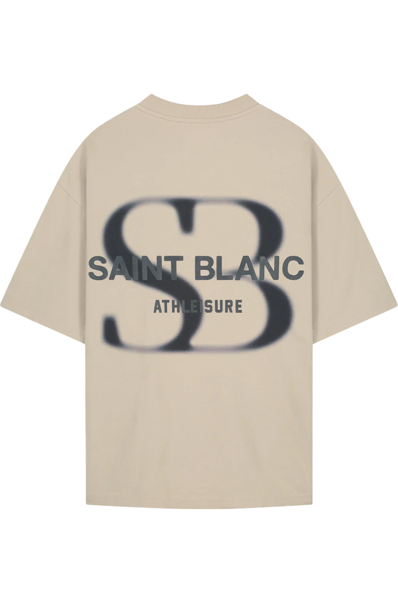 Saint Blanc T-shirt Blurr Tee L-bruin