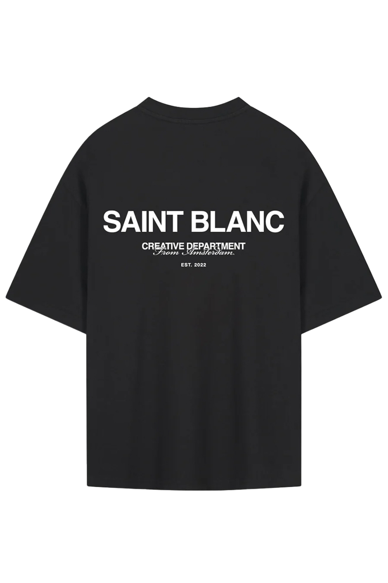 Saint Blanc T-shirt No. 1 Tee Zwart