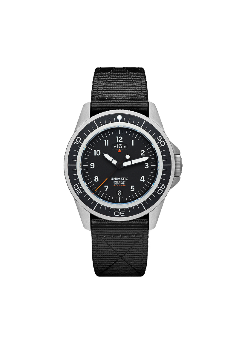 Unimatic Horloge Unimatic Ut1-gmt 40mm Case 41,5mm Bezel Sapphire Zwart