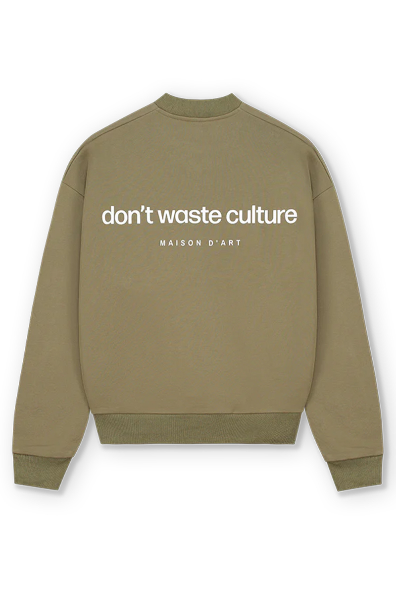 Don't Waste Culture Sweater Ruben Crew Neck Sweater L-bruin