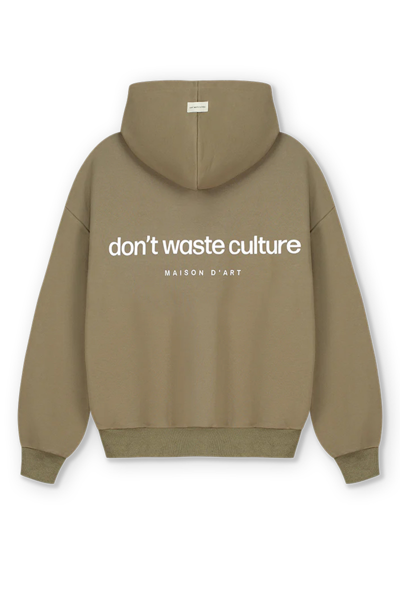 Don't Waste Culture Sweater Senan Zip Hoodie L-bruin