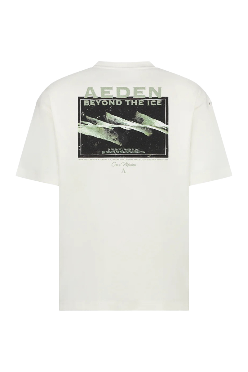 Aeden T-shirt Ocean Off White