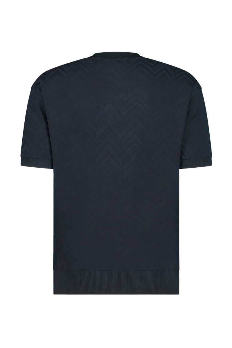 Aeden T-shirt Silver D-blauw