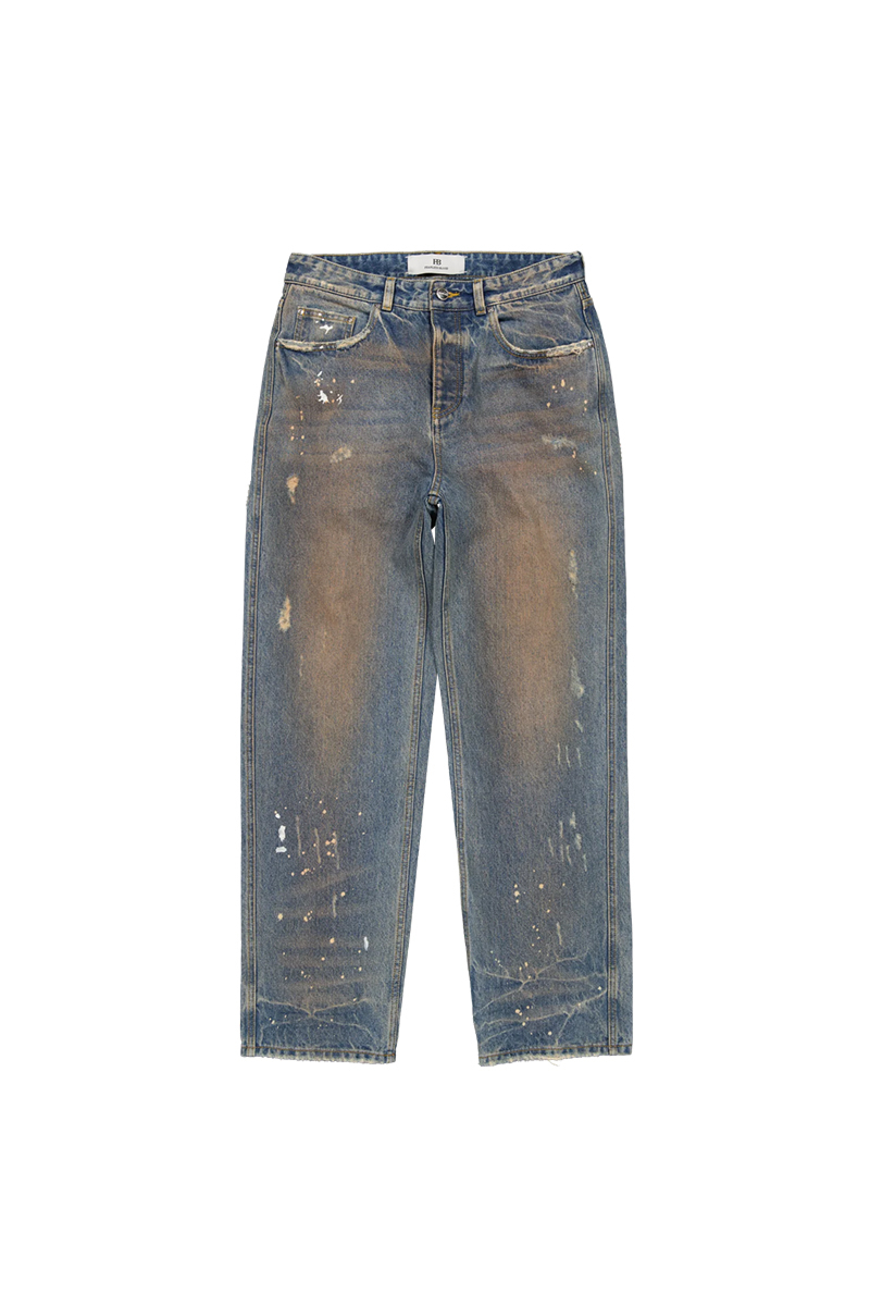 Fearless Blood Jeans Fb-straight  Dirty Washed