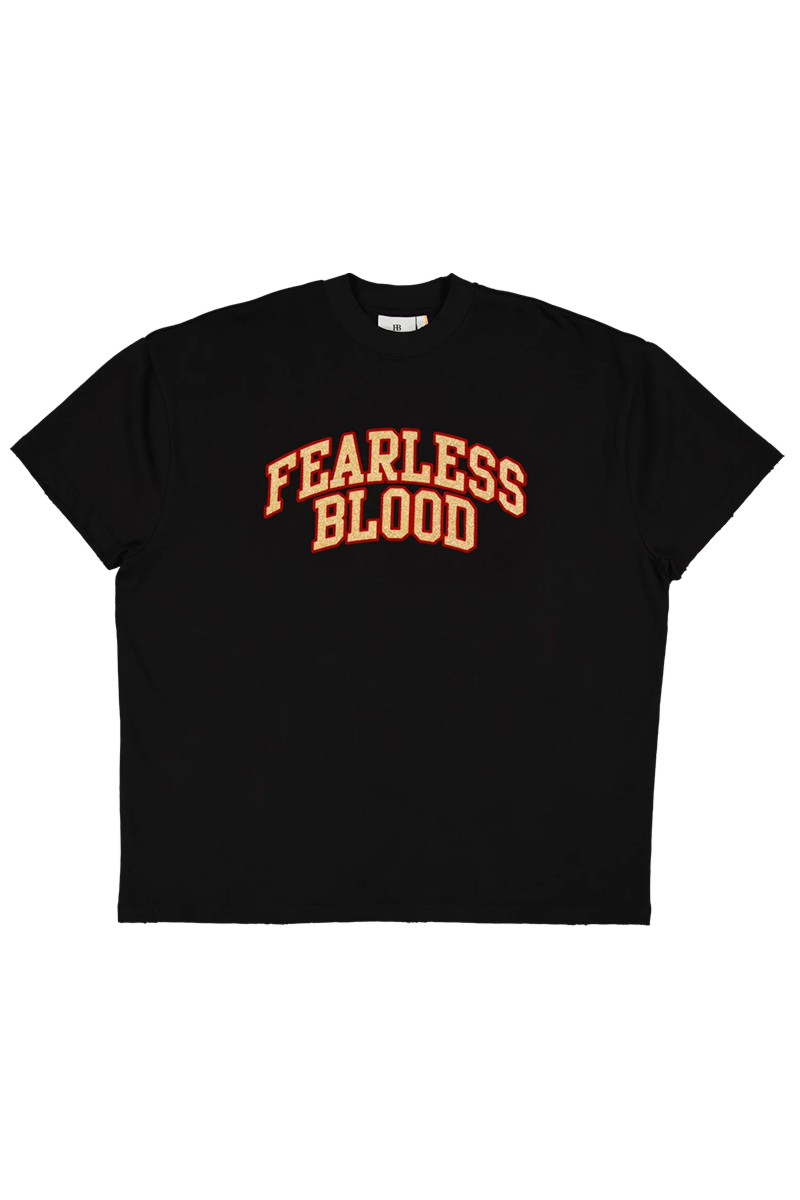 Fearless Blood T-shirt Fb-tee-12 Zwart