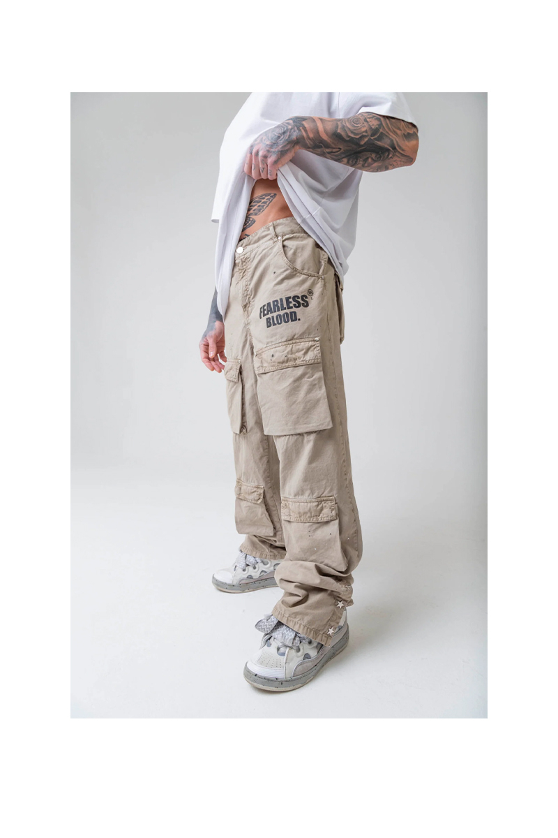 Fearless Blood Pantalon Fb-utility-pant Zand-khaky