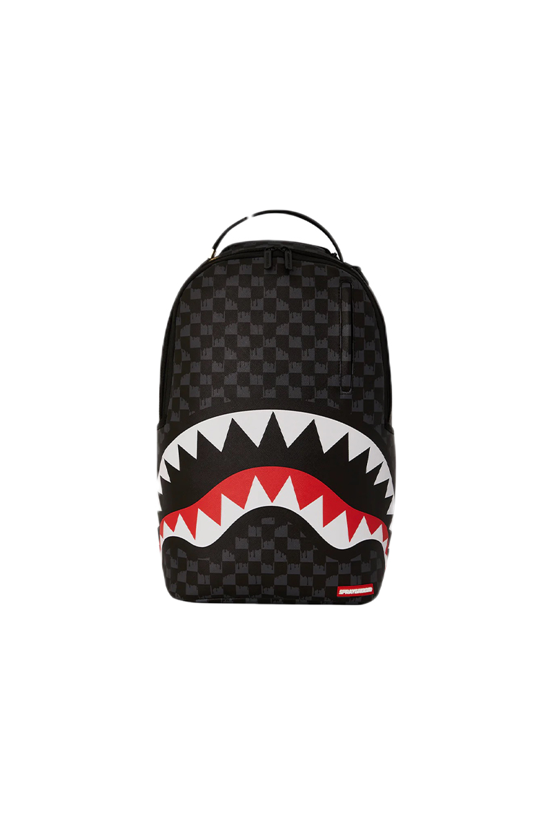 Sprayground Tas Drip Check Dlxsv Backpack Zwart