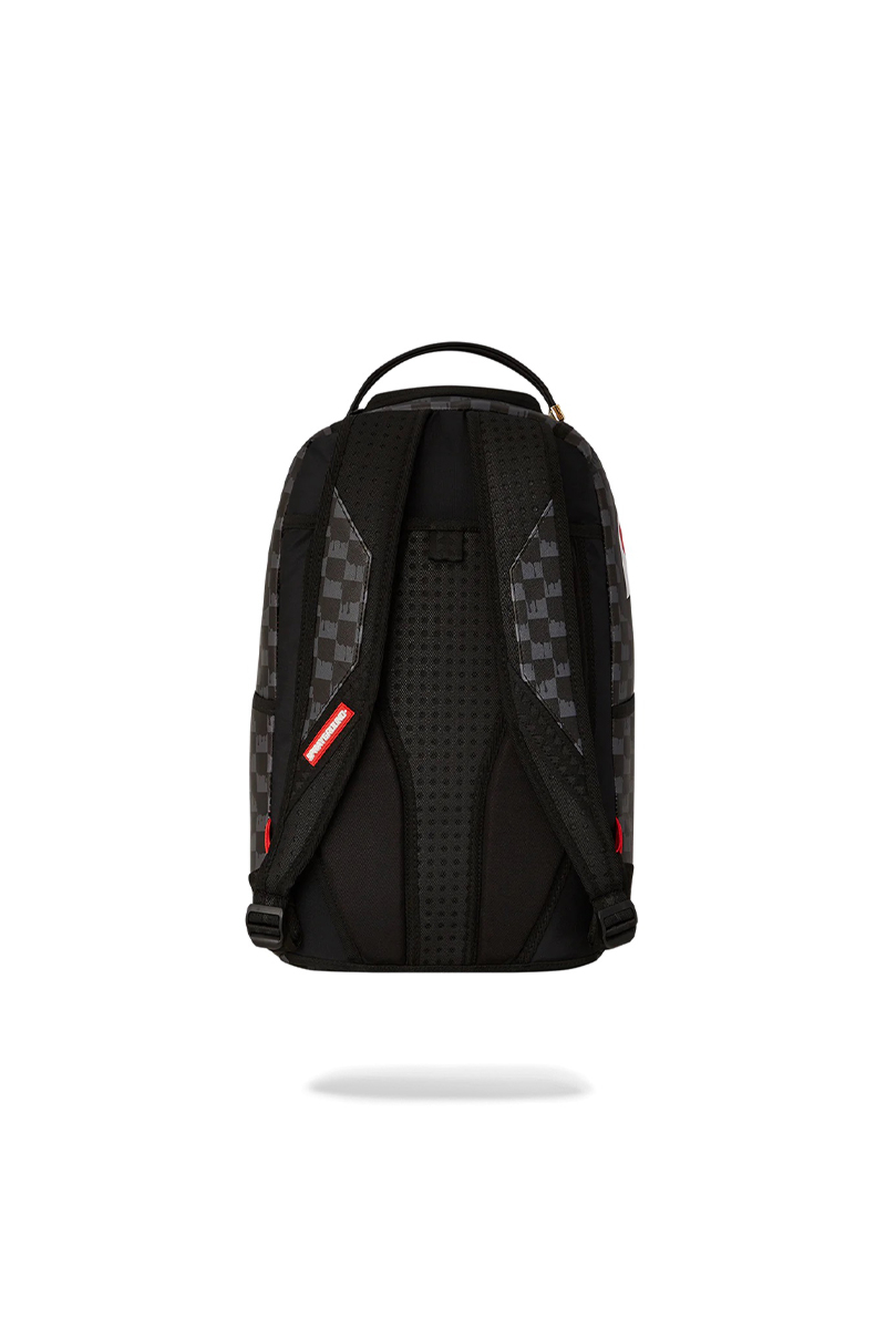 Sprayground Tas Drip Check Dlxsv Backpack Zwart