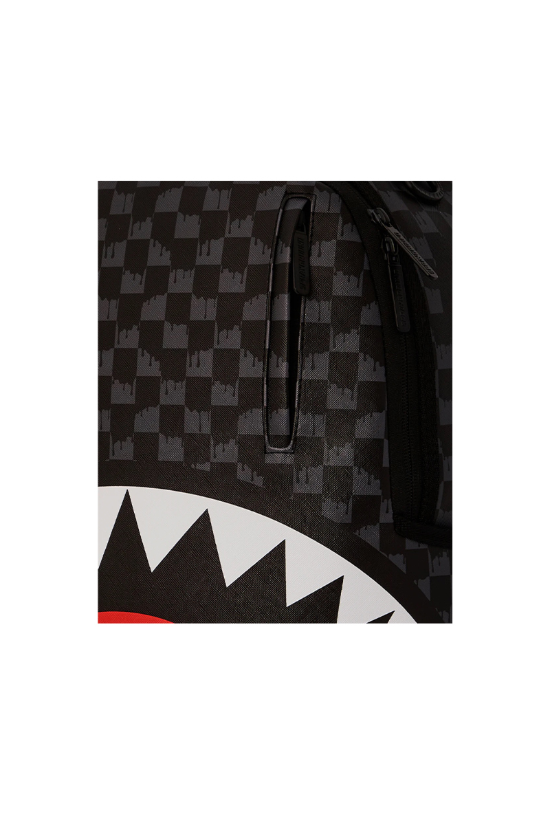 Sprayground Tas Drip Check Dlxsv Backpack Zwart