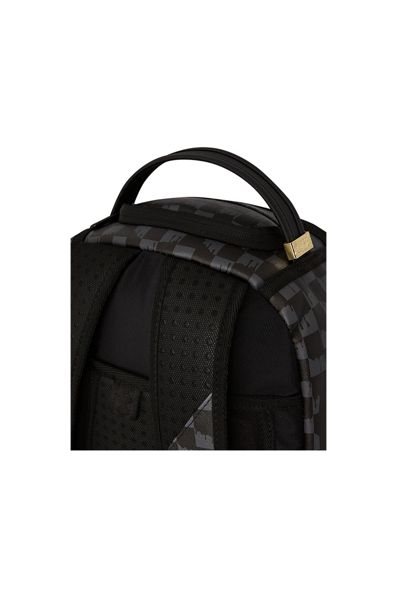 Sprayground Tas Drip Check Dlxsv Backpack Zwart