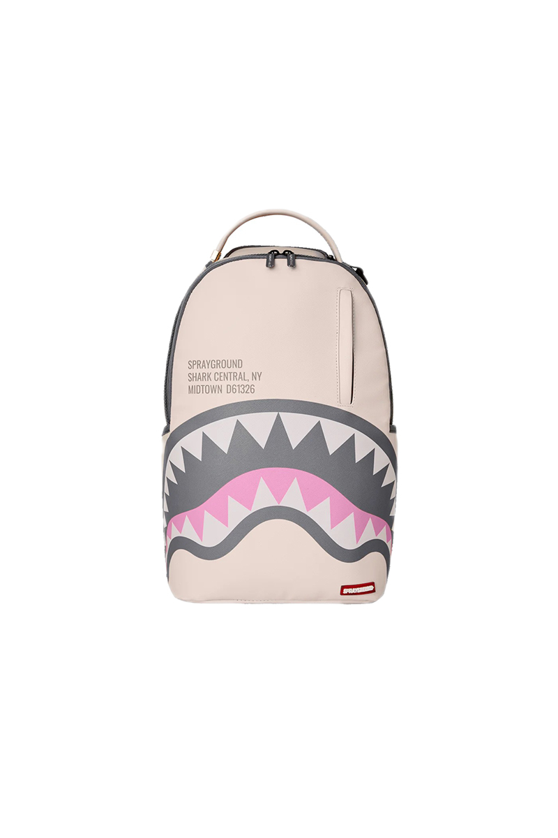 Sprayground Tas Shark Central Rose Roze