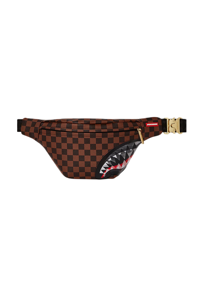 Sprayground Tas Lenticular Chomp Crossbody Savvy Bruin