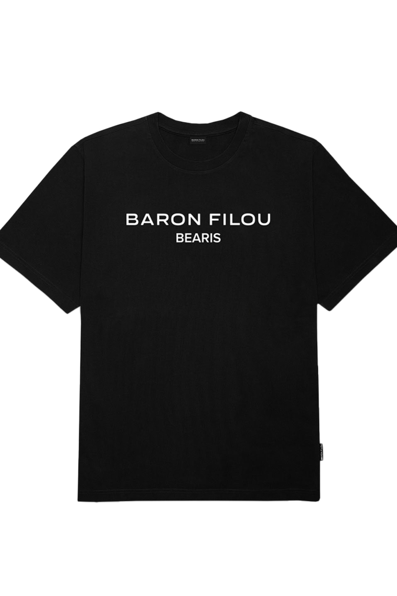 Baron Filou T-shirt T-shirt Lxxxvii Oversized Backprint Filou Zwart