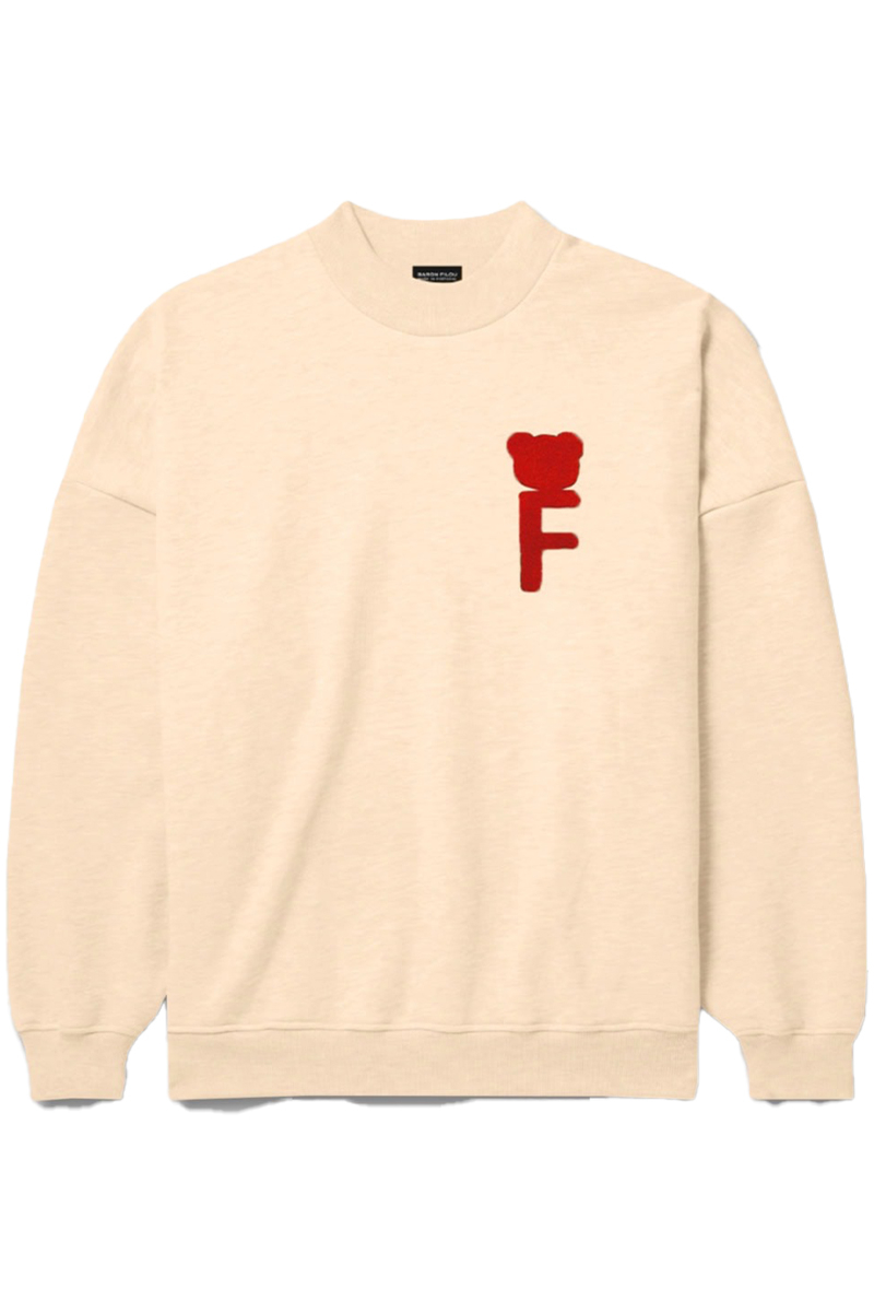 Baron Filou Trui Chenille Filou Pullover Off White