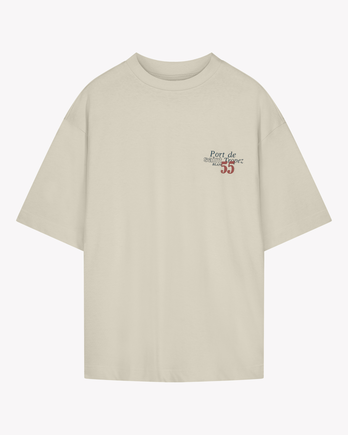 Saint Blanc T-shirt Yacht Club 55 Off White